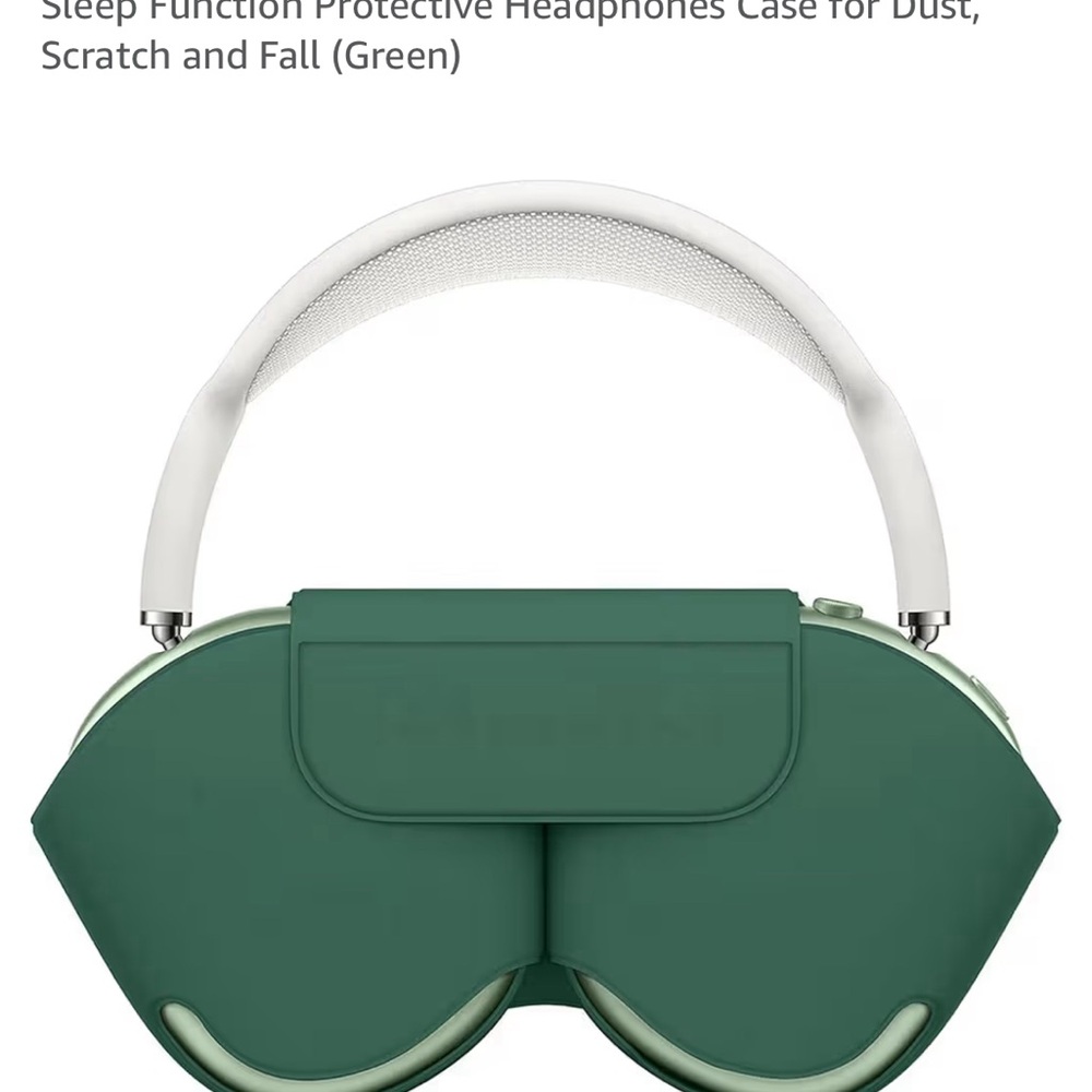 Green Protective Headphones Case